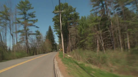 Driving rural road Vídeo Stock 34619138