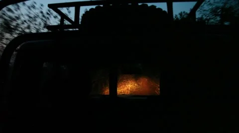 Driving rural Uganda at night Vídeos de archivo 50231664