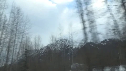 Driving scene in Canada Video stock 76706069