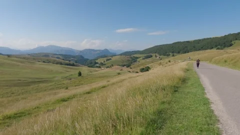 Driving Scenic Mountain Road in Lessinia Alps Italy - POV Loop Stock Footage 340199657