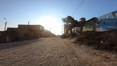 Driving in Slums of Lima, Peru Video stock 84559049