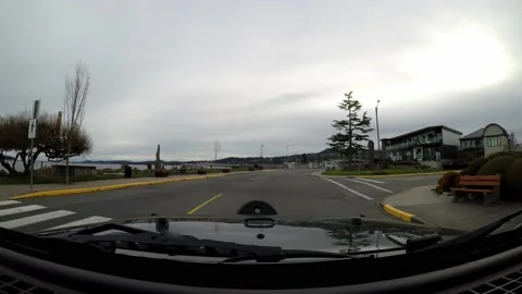 Driving south on Lochside drive Stock Footage 178253377