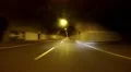Driving spooky tunnel in Madeira HD Footage