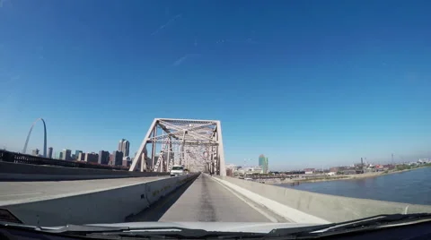 Driving St. Louis Video stock 49832762
