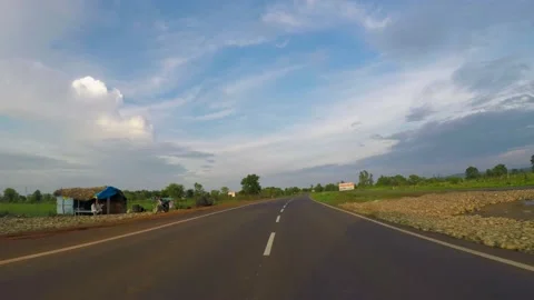 Driving on state road 動画素材 220325349