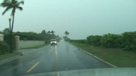 Driving Storm Stock Footage 490590