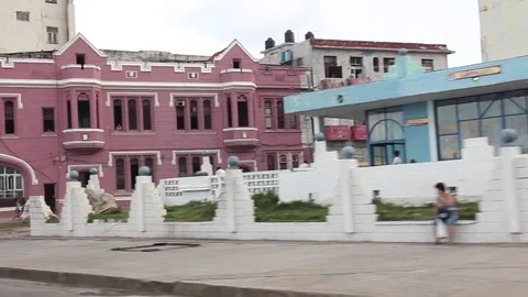 Driving the Streets of Havana, Cuba. Stock Footage