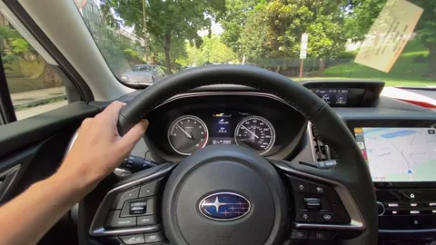 Driving a Subaru Forester Stock Footage 202271667