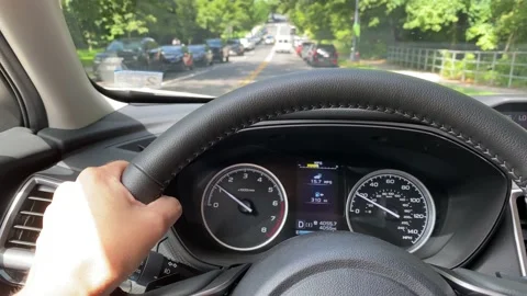 Driving a Subaru Forester Stock Footage 202271710