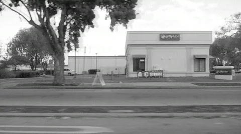 Driving in suburb 2. Stock Footage 575034