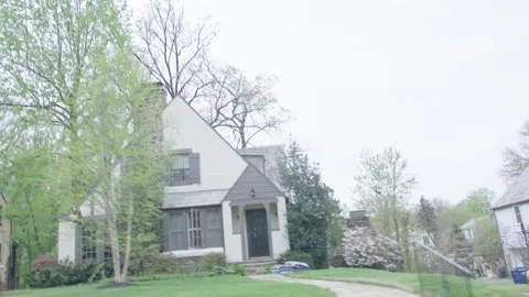 Driving in Suburbs Stock Footage 197144905