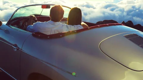 Driving into the Sunset Stock-Footage 53362666