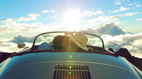 Driving into the Sunset Stock-Footage 53363599