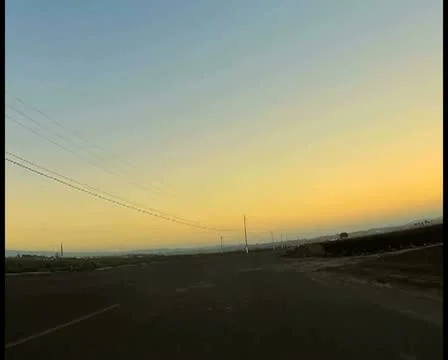 Driving at sunset V6 - PAL Stock Footage 12456690