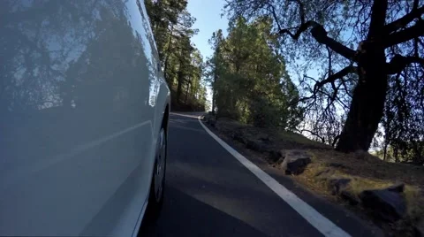Driving in Tenerife Stock Footage 54496754