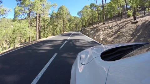 Driving in Tenerife Stock Footage 54497553