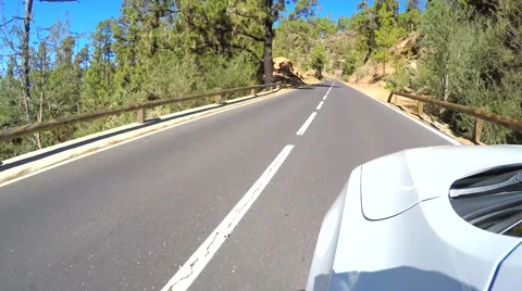 Driving in Tenerife Stock Footage 54498225