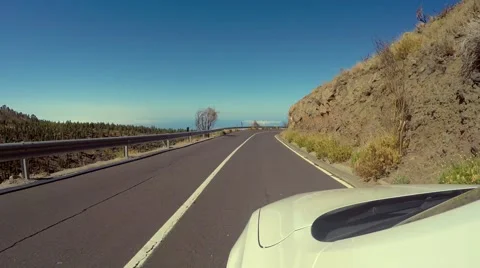 Driving in Tenerife Stock Footage 54508880