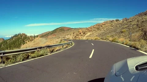 Driving in Tenerife Stock Footage 54510330