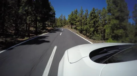 Driving in Tenerife Stock Footage 54560401