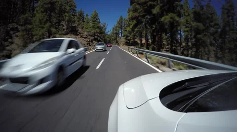 Driving in Tenerife Stock Footage 54561676