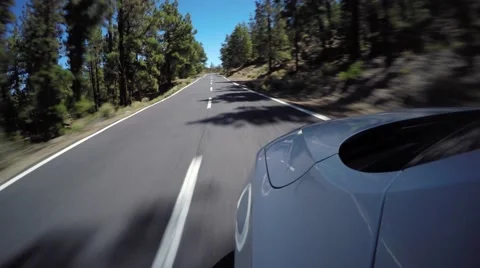 Driving in Tenerife Stock Footage 54561998