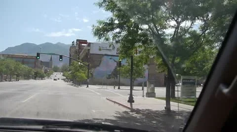 Driving though the city Video stock 10774495