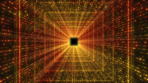 Driving through an abstract tunnel Stock Footage 248986953