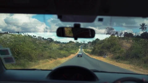 Driving through african streets Video stock 86320469