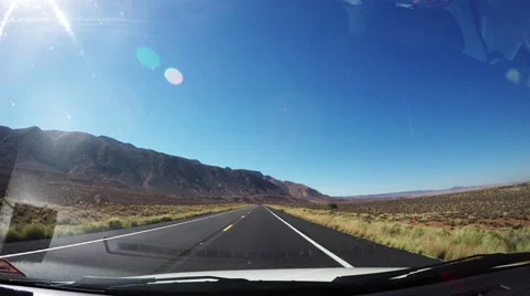 Driving through Arizona Video stock 49836053