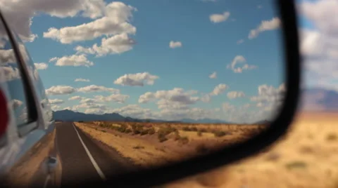Driving through Arizona - Stylised 5D - Full HD Stock Footage