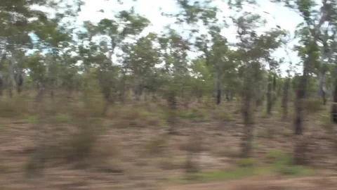 Driving through the Australian Outback Stock Footage 74007796