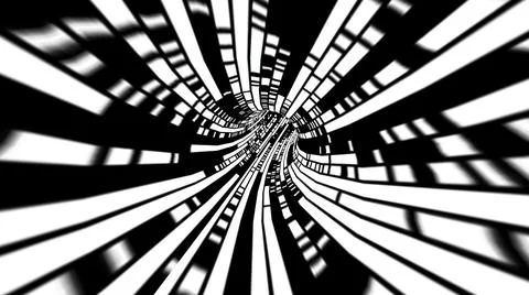 Driving through the bit stream digital pixel tunnel 库存插图