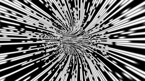 Driving through the bit stream digital pixel tunnel 스톡 일러스트