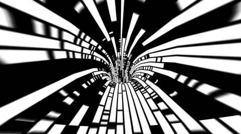 Driving through the bit stream digital pixel tunnel 스톡 일러스트