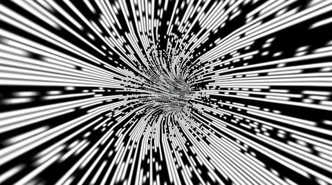 Driving through the bit stream digital pixel tunnel 库存插图