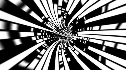 Driving through the bit stream digital pixel tunnel 스톡 일러스트