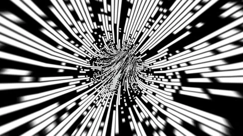 Driving through the bit stream digital pixel tunnel 스톡 일러스트