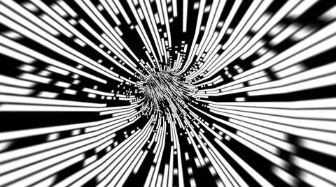 Driving through the bit stream digital pixel tunnel 스톡 일러스트