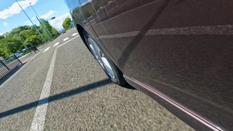 Driving through the blue sky. Stock Footage 240631592