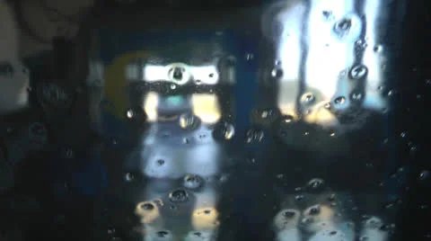 Driving through a car wash Stock Footage 22709124