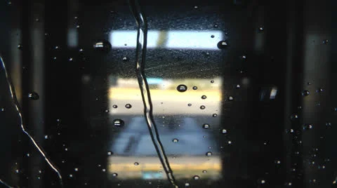 Driving through a car wash Stock Footage 22772499