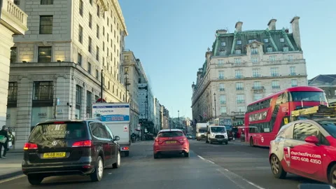 Driving through Central London Stock Footage 169712621