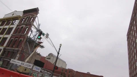 Driving through City 4 Stock Footage 82540707