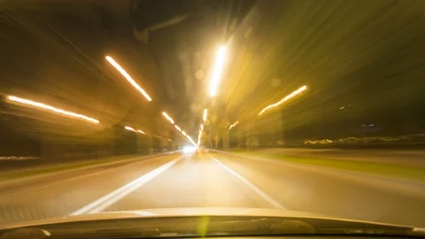Driving through city Stock Footage 95078011
