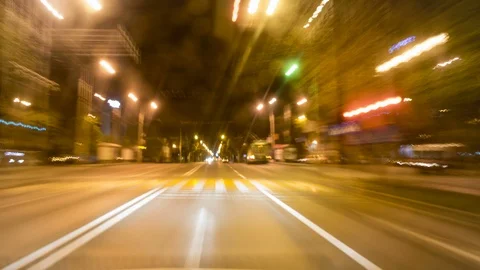 Driving through city Stock-Footage 95078151