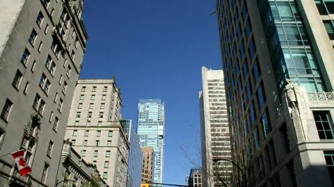 Driving through city slomo 50fps 8 -7D Stock Footage