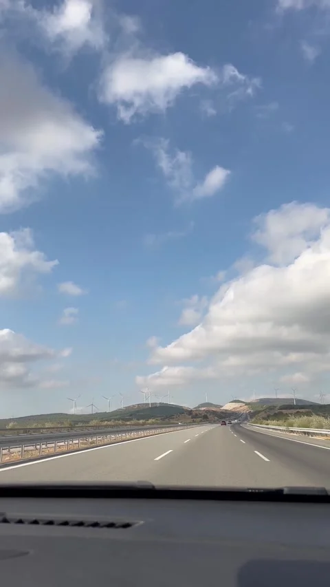 Driving through the clouds Stock Footage 284714909