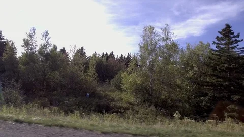 Driving Through Country Side Stock Footage 90925555