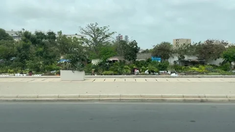 Driving through Dakar city Stock Footage 202606876